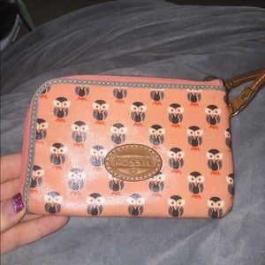 Owl Fossil Wristlet
